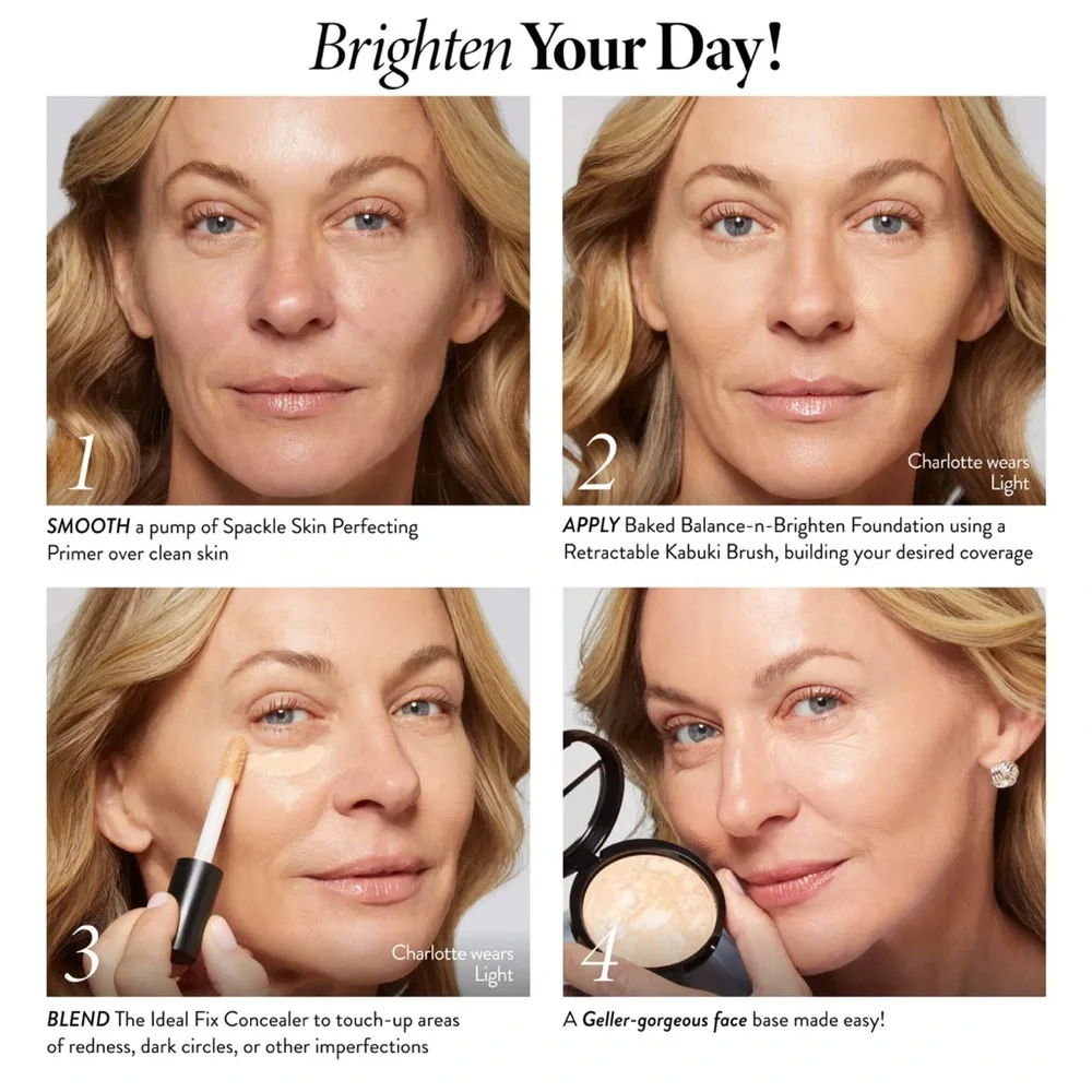 {Laura Geller} Baked Balance-n-Brighten Color Correcting Foundation, Shade:Light - Picture 4 of 9